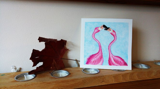 52 Semanas de desafío de ilustración - Flamemcos