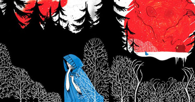 Emily Carroll Cruzando el Bosque